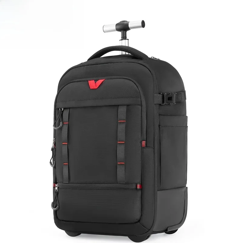 BAGSMART Torba na aparat na kółkach Plecak fotograficzny na lustrzankę cyfrową Profesjonalne torby fotograficzne na kółkach Fotograficzna walizka podróżna na kółkach — zdjęcie produktu 7