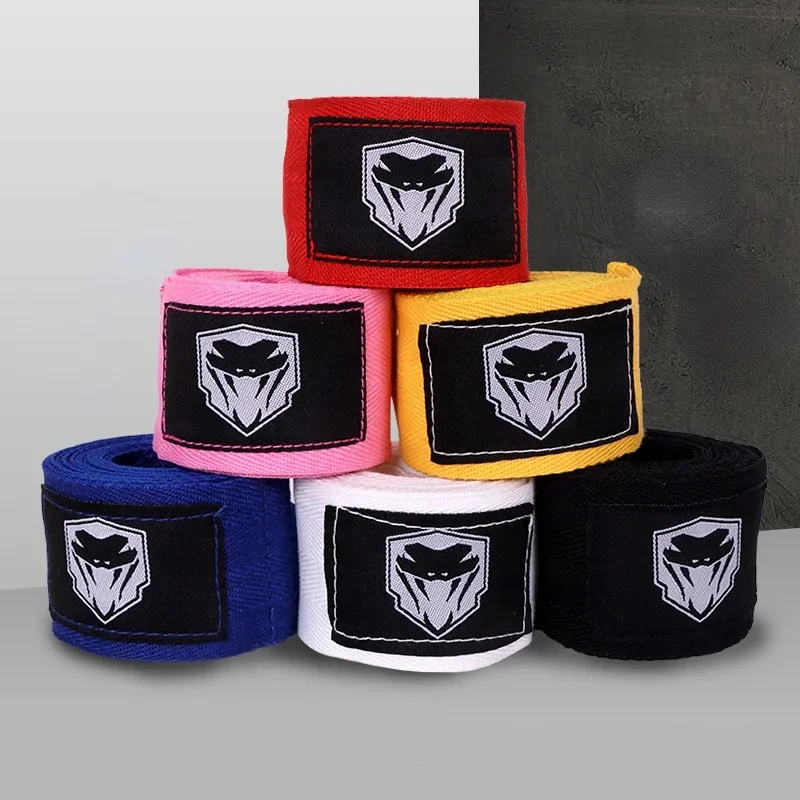 1pc 1.5m/3m/5m formation professionnelle pur coton boxe enveloppes pour les mains Muay Thai sport main enchevêtrement ceinture main Protection sangle