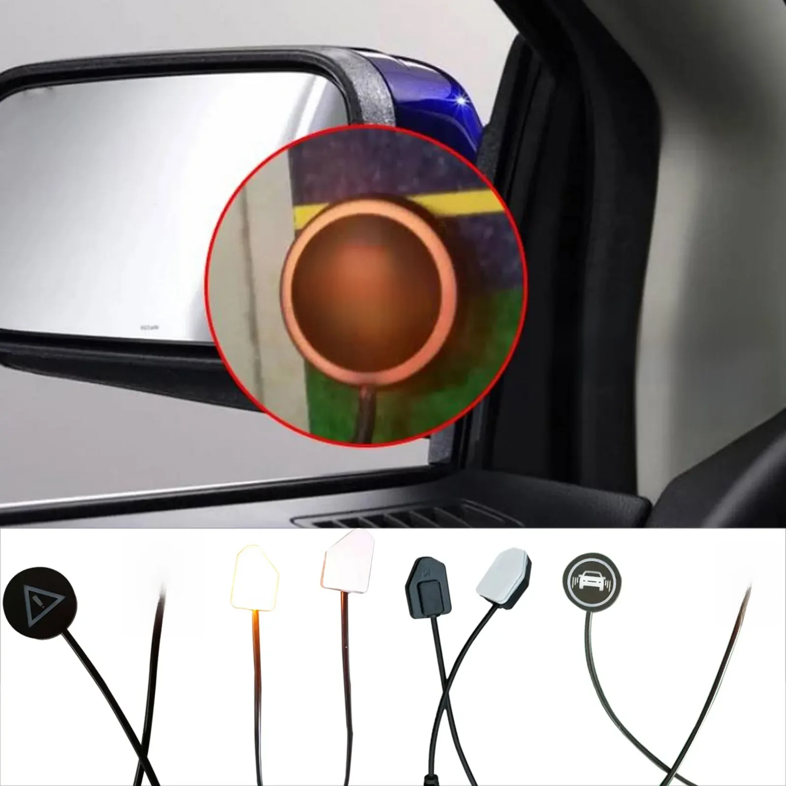 Système de détection d'angle mort de voiture, changement de voie, lumière d'iode, BSD BSM, conduite en toute sécurité