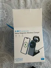 KPON 3 in 1 Magnetic Wireless Charging Station MagSafe Charger Stand for iPhone 16/15 Pro Max Apple iWatch 9/8/7/6/5 Airpods 3 2 - AliExpress 