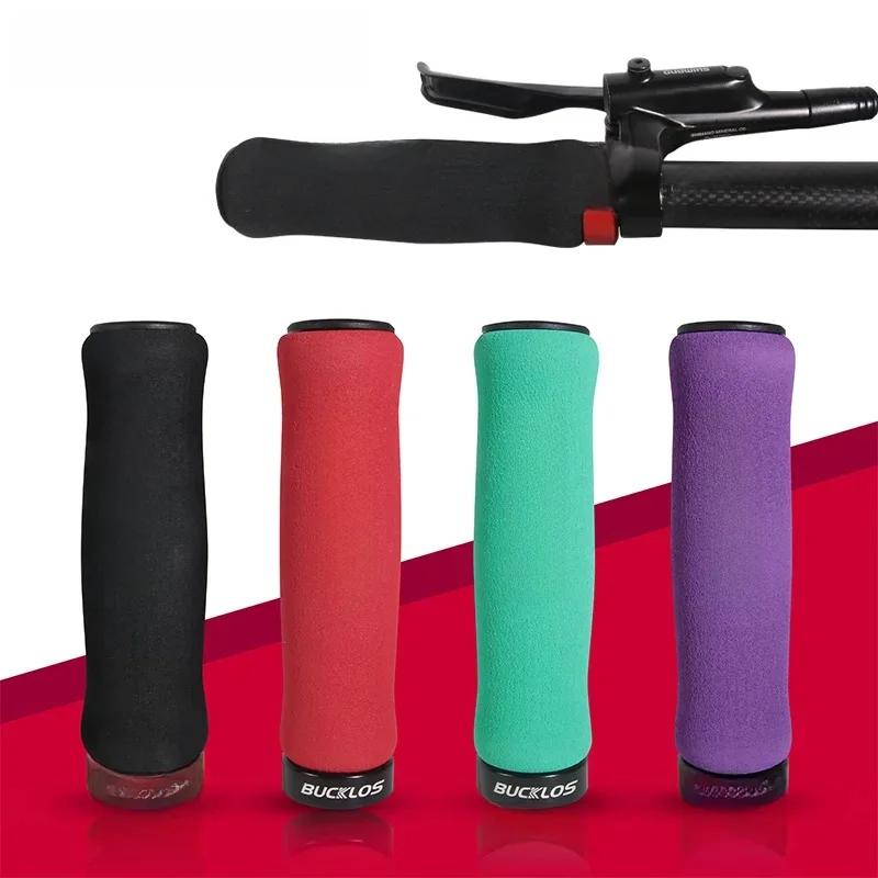 AliExpress BUCKLOS Bicycle Grips Shock Absorbing Soft Mtb Cuffs Breathable Bike Handle Covers Lock on Handlebar Grip Cycling Accessories