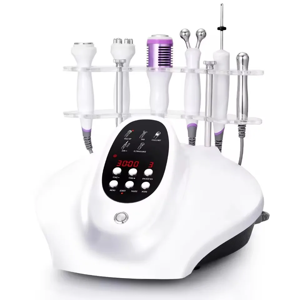 

5 in 1 High Frequency RF Ultrasound Skin Rejuvenation Beauty Microcurrent Face Lift Machine Professinal Face Skin Care