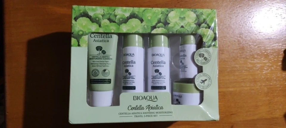 5pcs/set BIOAQUA Centella Asiatica Skin Care Sets Moisturizing Facial Cleanser Face Cream Serum Anti-Aging Facial Skin Care Kit photo review