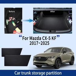 For Mazda CX-5 KF 2017~2025 2018 2019 2020 MK2 Car Trunk Storage Partition Multifunction Storage Box Auto Interior Accessories
