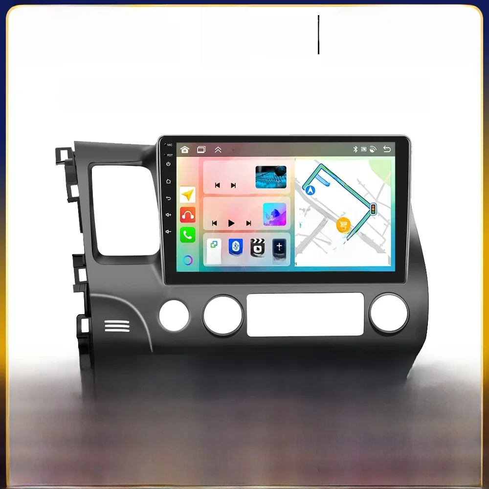 Podofo 10.1 "2din Android Voor Honda Civic 2006-2011 Autoradio Multimedia Speler Navigatie GPS Audio Stereo carplay Head Unit - afbeelding 2