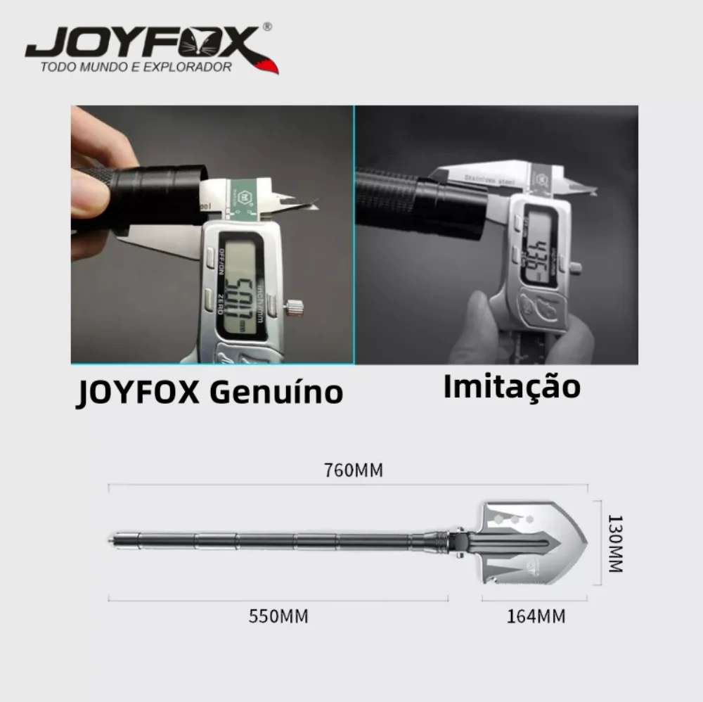 Joyfox 8 في 1 مجموعة مجرفة تاتيكا قابلة للطي عسكرية متعددة الوظائف للحفر في الهواء الطلق لوازم التخييم #3