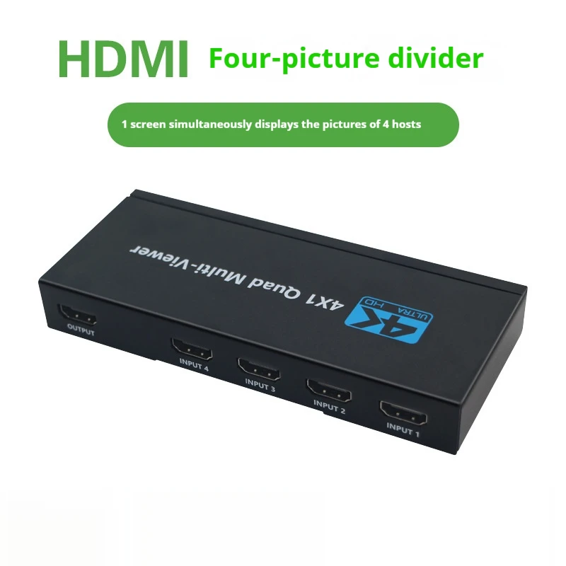 HDMI 4x1 Videosplitter Quad View PIP Naadloze Switcher Gaming Monitor Live Stream DNF Multi-Screen Display HDMI Mutil-Viewer
