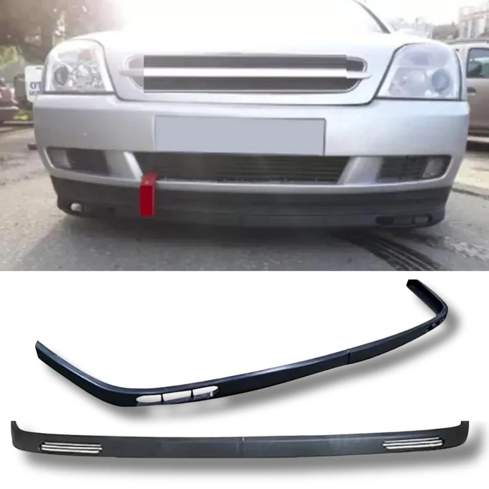 For Opel Vectra C 2 Pcs Front Bumper Lip Body Kit Spoiler Splitter Diffuser High Quality ABS Plastic Professional Tuning Parts