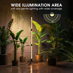 LED Grow Light for Indoor Plants 32W Full Spectrum Plant Lights for Seed Starting With Timer Stand Plant Growing Lamp PhytoLamp