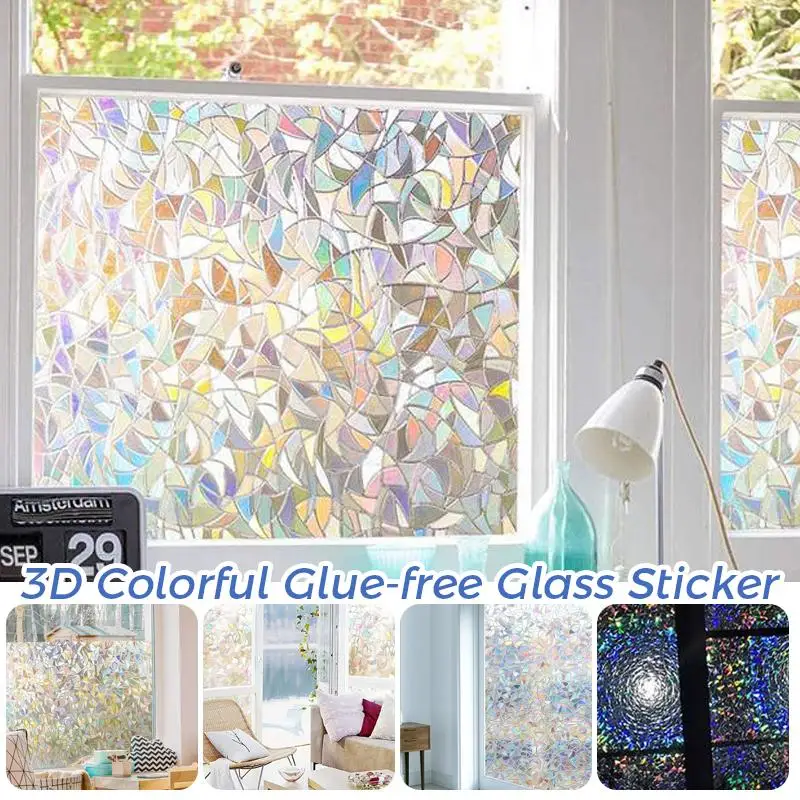 

3D window sticker privacy film static sticker electrostatic adsorption waterproof and anti fouling PVC wall sticker
