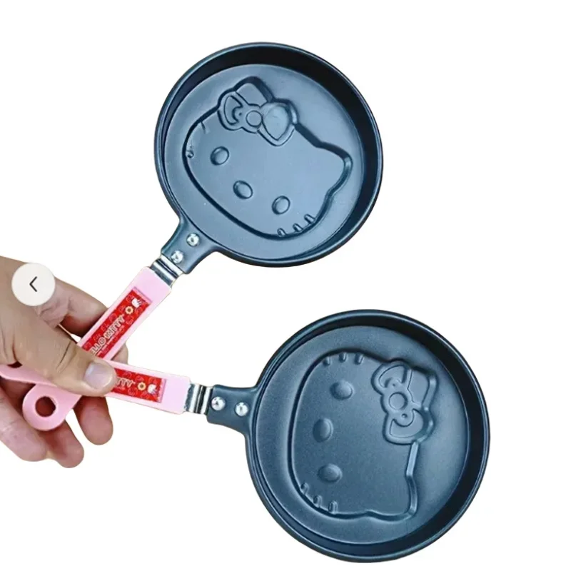 Dessin animé Hello kittySnoopy Minnie MouseMickey Mouse Anime oeuf frit Steak poêle cuisinière à Induction poêle à gaz poêle antiadhésive