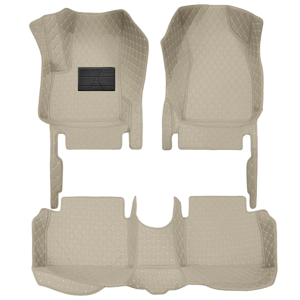 

Carpets Car Floor Mats For Honda HRV EXL Navi 2016–2022 5seat Auto Interior Styling Protect Waterproof Leather Rugs Decoration