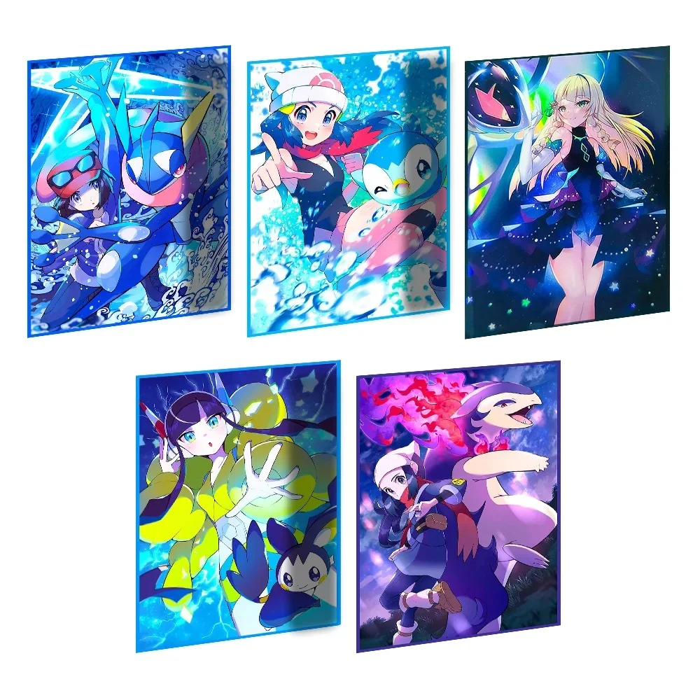 50 pièces 66X91mm feuille Anime manchons de cartes jeu de société dessin animé manchons de cartes à collectionner pour MTG carte protecteur étui de carte TCG/PTCG/PKM