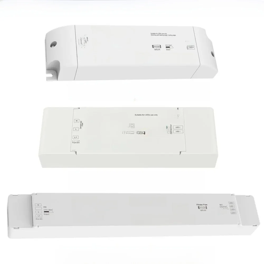 Skydance 40W 75W 150W Triac Dimmen Constante Spanning LED Driver Drukschakelaar DC12V 24V dimbare Voeding Fase-snijden Dimmer - afbeelding 2