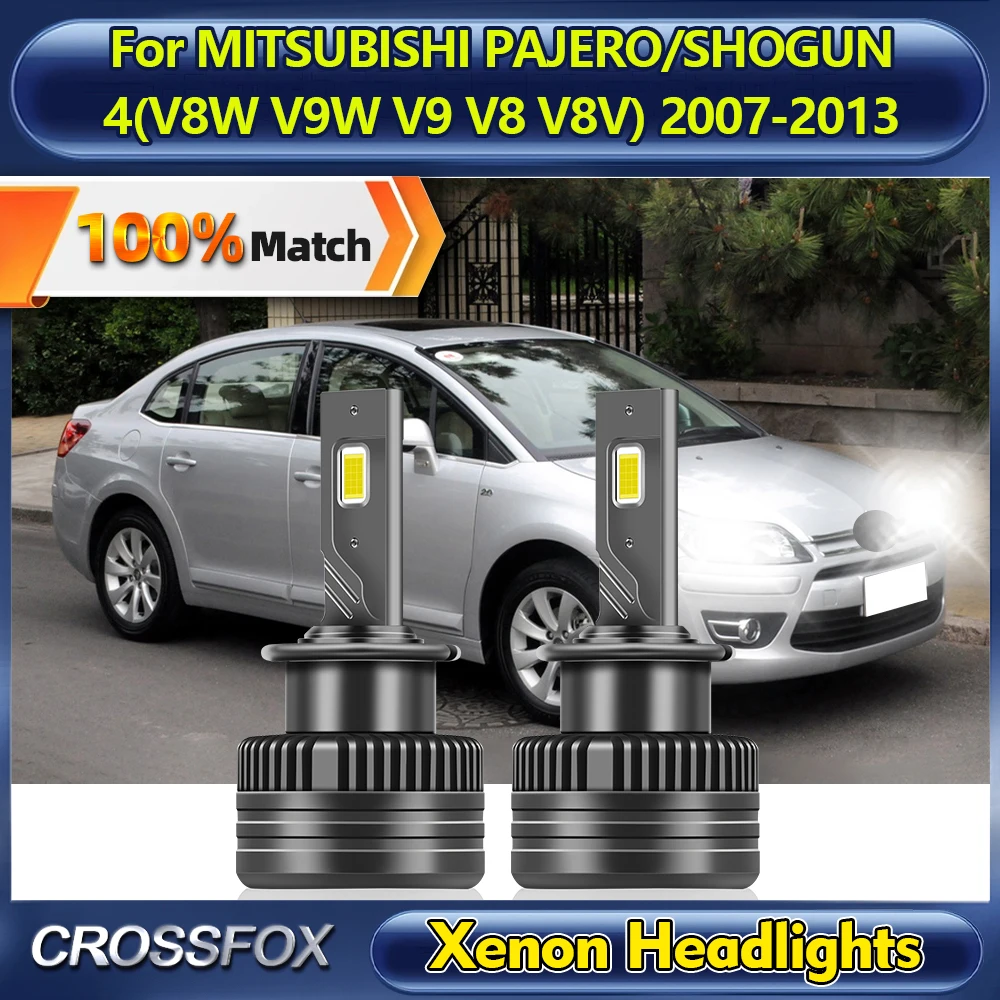 

25000LM Super Bright HID Xenon Headlight 6000K Xenon Lights 12V For MITSUBISHI PAJERO/SHOGUN 4(V8W V9W V9 V8 V8V) 2007-2012 2013