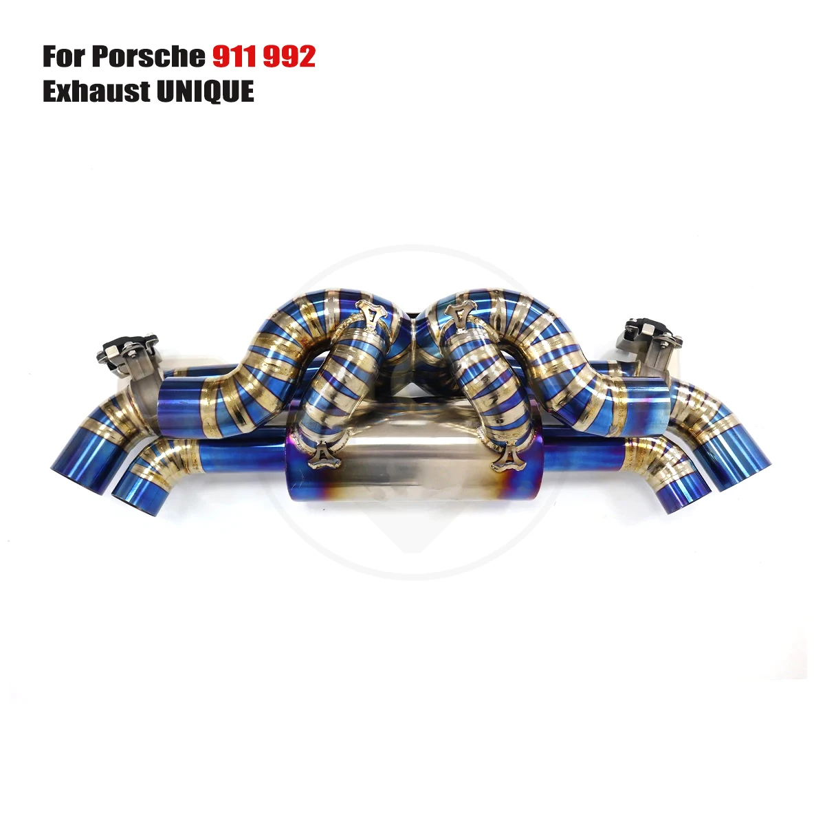 

UNIQUE For 2019-2024 Porsche 911 992 3.0T performance valve titanium exhaust system TC4 titanium alloy exhaust muffler