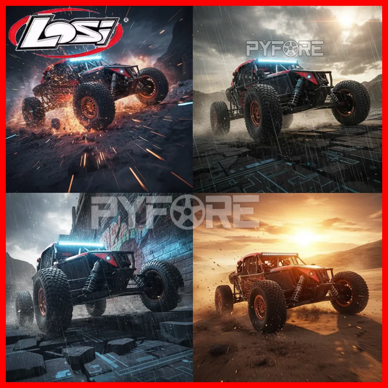 

LOSl 8lGHT-X Super Lasernut Los04019 1/6 Scale 4WD Brushless RTR RC Electric Buggy off-Road Racing Car for Adults