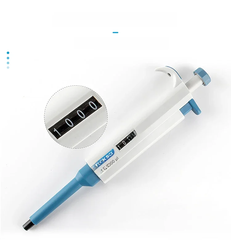 Pipeta laboratoryjna Regulowana jednokanałowa cyfrowa mikropipeta z końcówkami do pipet — zdjęcie produktu 7