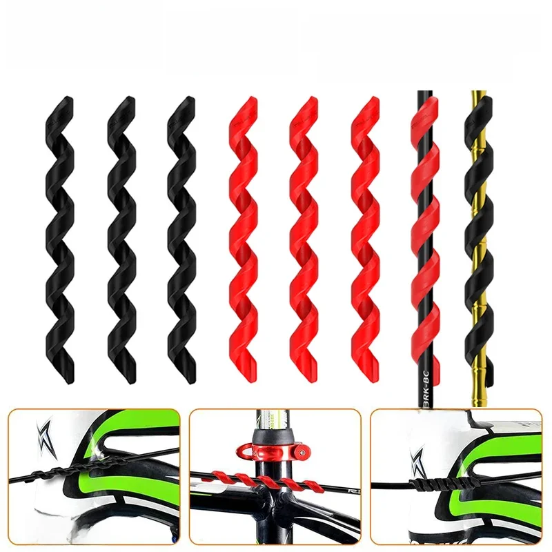 AliExpress RISK 2-30pcs Bicycle Cable Housing Protector Rubber Bike Frame Anti-friction Brake Shift Cable Guard