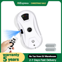 Liectroux  YW610 Window Cleaning Robot, Water Spray,Ultrathin Window Robot Vacuum Cleaner,Glass Wiper,Dry & Wet Mopping,AI Route