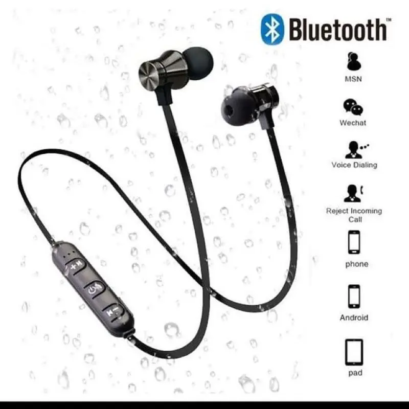 Fone de Ouvido XT11 Esportivo no Fio Fone de Ouvido Bluetooth Magnético