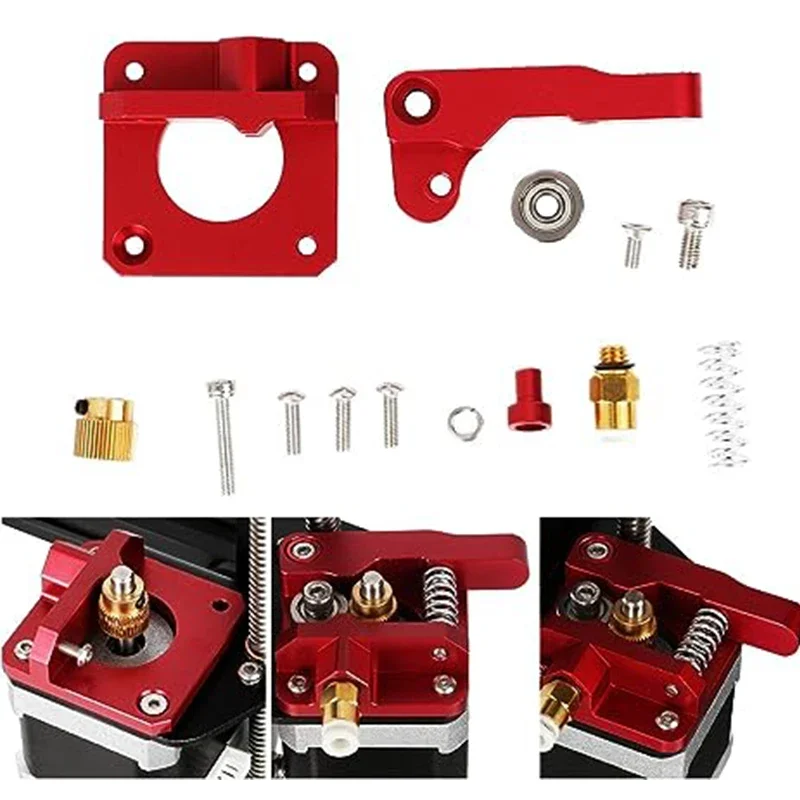 Ulepszony aluminiowy zestaw napędu ekstrudera MK8 do drukarek 3D Creality Ender 3/3 Pro/3 V2, Ender 5/5 Pro/5 Plus, CR-10/10S — zdjęcie produktu 7