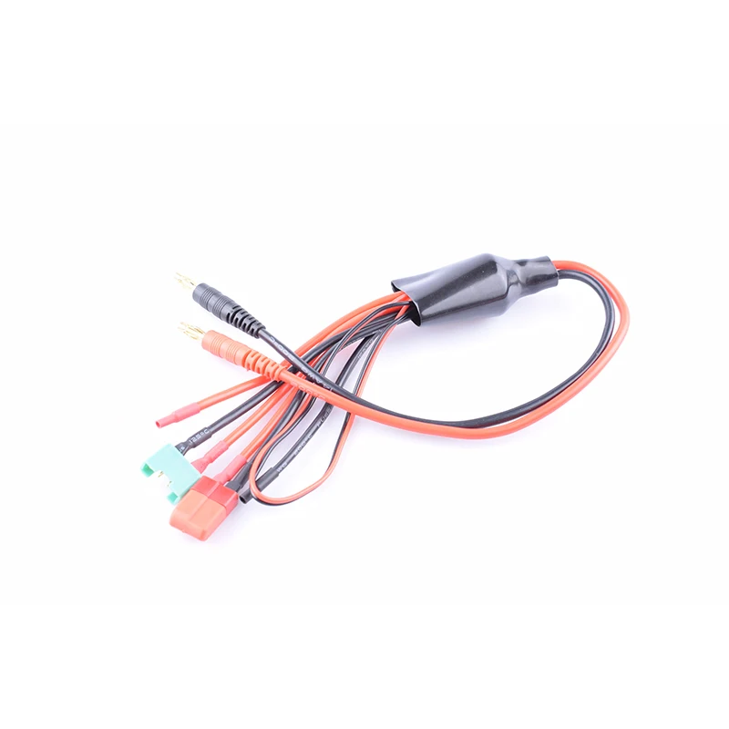 1 pcs Multi functional Charger Adapter Cable 4 in1 Deans  MPX ,DIY Silicone wire  battery wire for RC Helicopter Battery