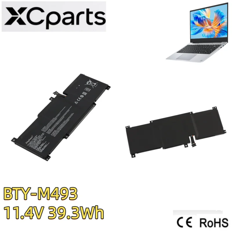 

11.4V 39.3Wh 3448mAh 3Cell New Laptop Battery BTY-M493 For MSI PRESTIGE 14 A10SC B10MW SUMMIT E14 A11SCS