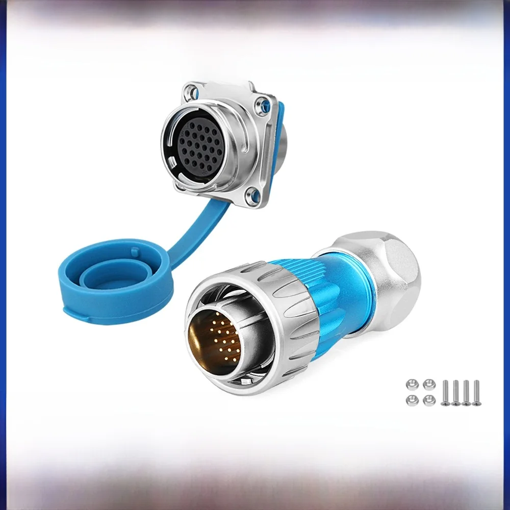 CNLINKO M24 10 12 19 24-pins metalen circulaire luchtvaartconnector GEN3 waterdichte IP68 draadconnector voor industriële medische apparatuur - afbeelding 2