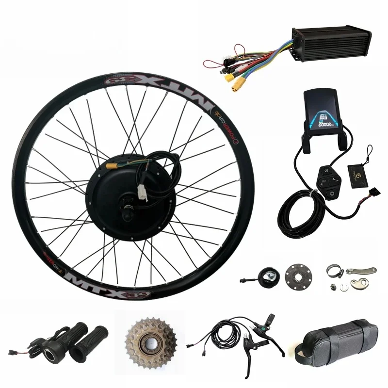 AliExpress NDECYC NBpower 52v 2000W 135mm Dropout Electric Bicycle Hub Motor Conversion Kit for MTB Ebike with NFC function M8 Display 60-70km/h