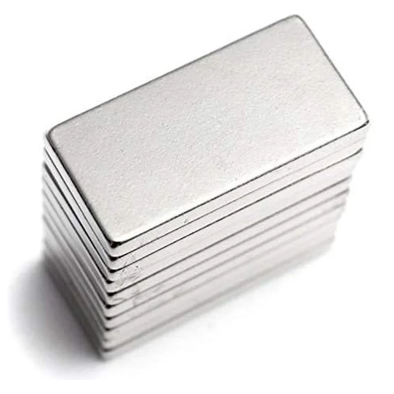 Strong Rare Earth Magnets Bar Heavy Duty, 20x10x2mm Rectangular Neodymium Magnets for Fridge, Crafts, Kitchen, Science, Tool Sto