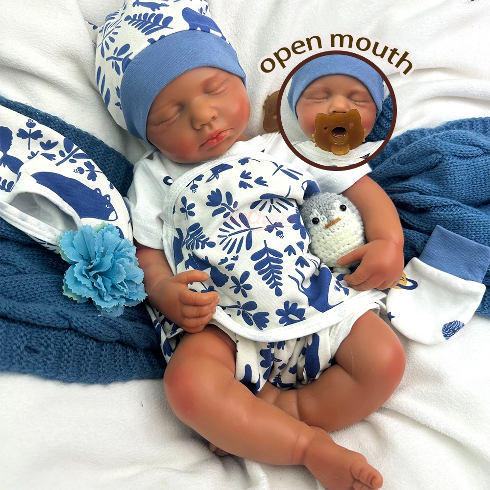 

Мягкая силиконовая кукла-реборн (девочка/мальчик) с реалистичным спящим телом, как настоящий новорожденный, с утяжеленным телом для коллекции и демонстрации