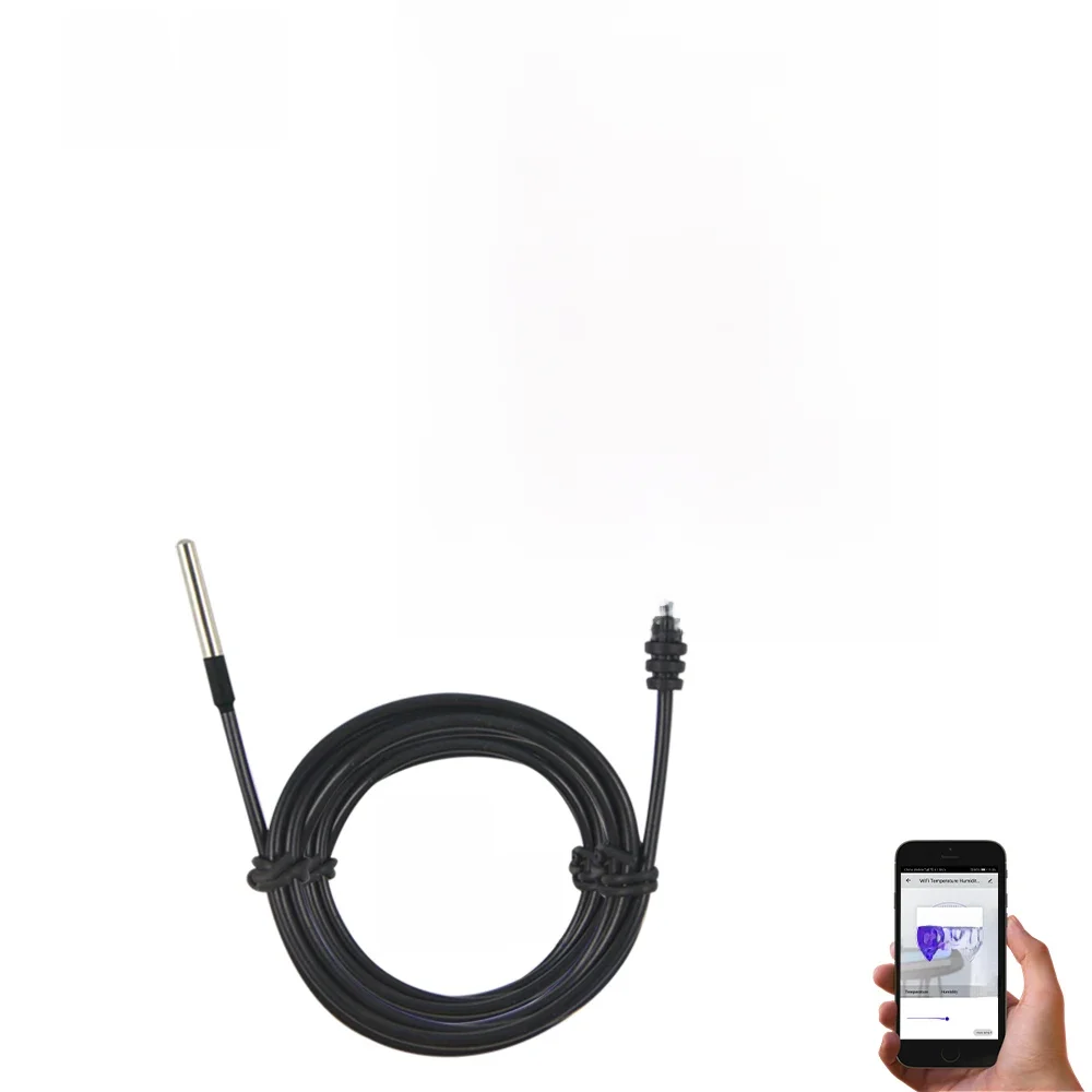 KONLEN Tuya Wifi-temperatuursensor 3m draadsonde Digitale Smartlife-thermometer Smart Home Water Zwembadthermostaat Alarm op afstand - afbeelding 2
