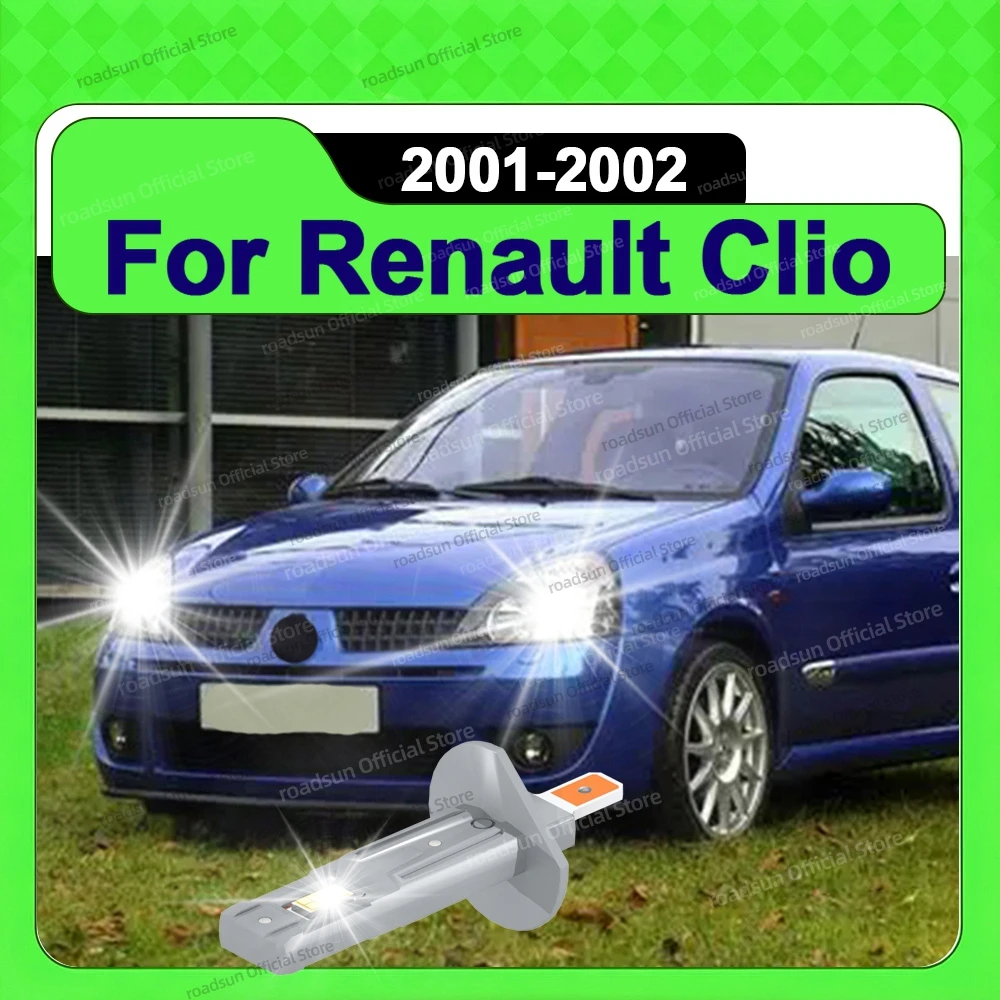 

2/4Pcs Led Lights 30000Lm H7 CSP Headlight Car Bulb H1 Lamp Plug&Play 6000K High Quality For Renault Clio 2001-2002
