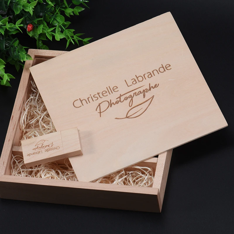 علبة الصور هدية الزفاف فلاش حملة 64 جيجابايت الحرة قلم به رسم من تصميمك محركات 32 جيجابايت التصوير استوديو شخصية ذاكرة عصا USB 2.0