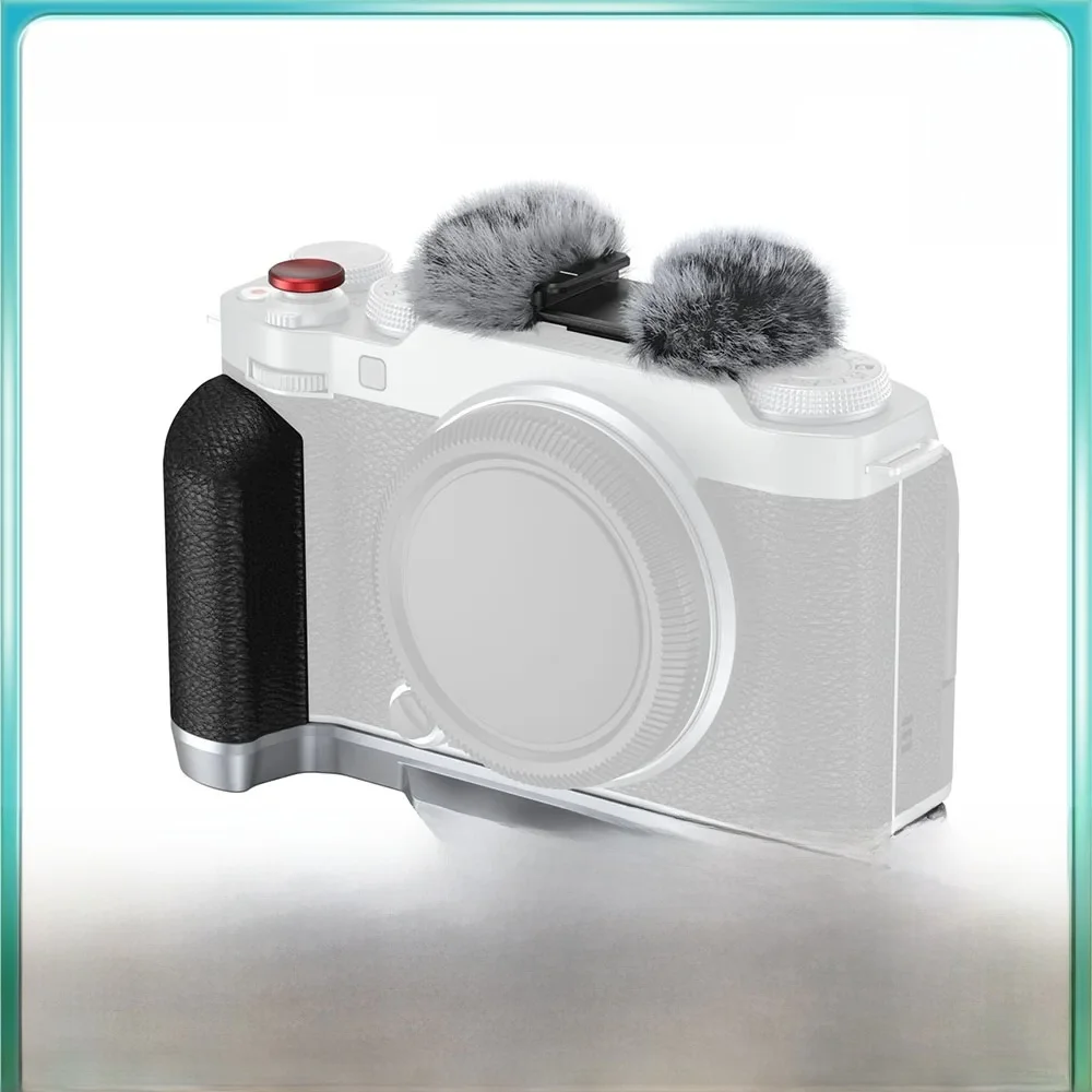 Plaque de montage en forme de L SmallRig avec poignée en Silicone pour poignée en Silicone FUJIFILM X-M5 pour X-M5 argent couleur noire 4875