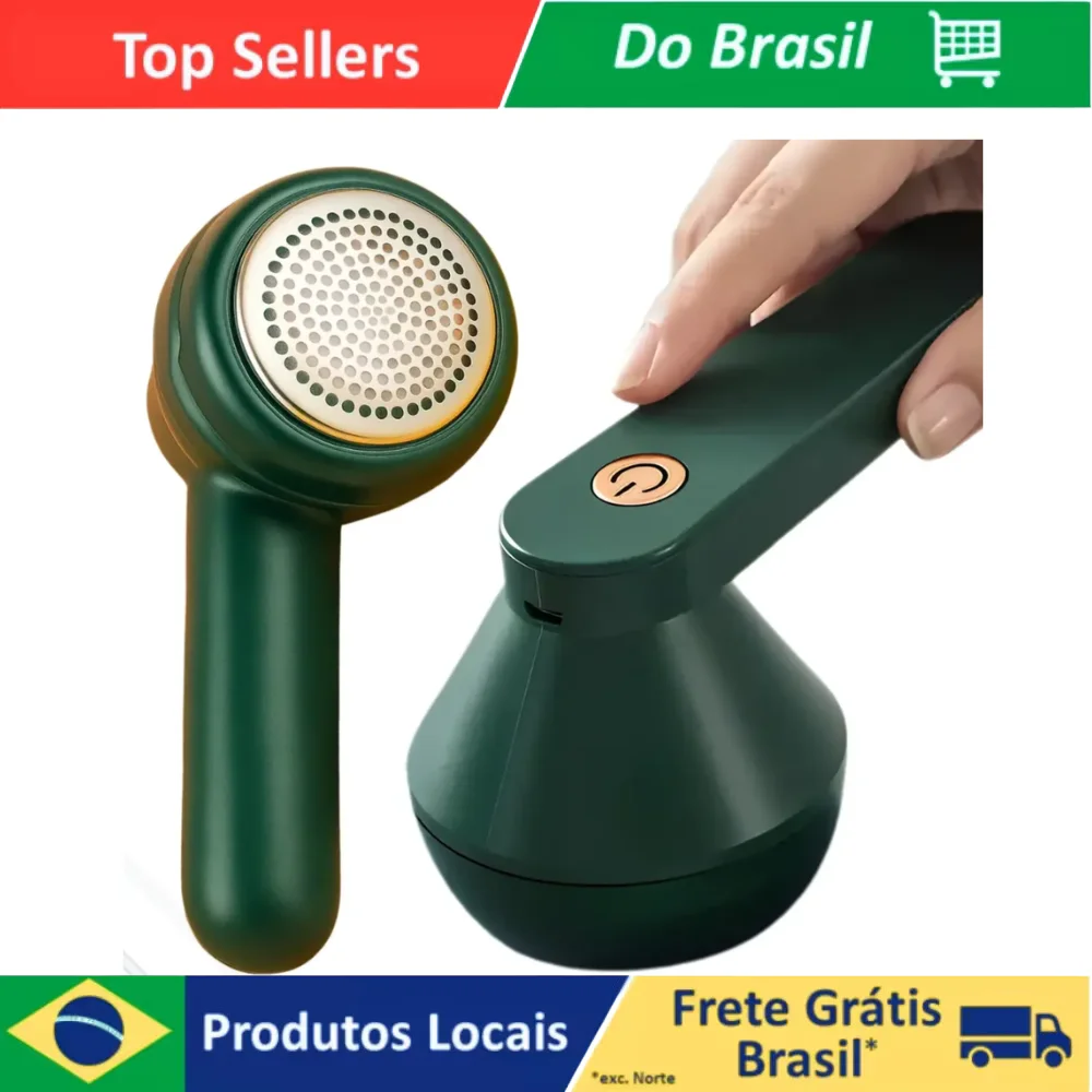 Papa Bolinha Elétrico Portátil Removedor de Fiapos e Pelos Recarregável