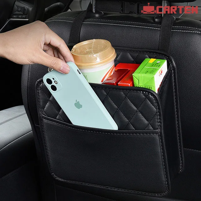 Cartem Car Headrest a storage box car sidepocket