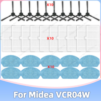 Fit For Midea VCR04W, Redmond VR 1321S, IRBIS Bean 0121 0321, Kabum Smart 100, 틴도우 Teendow BR151 Parts Brush Filter Mop Cloth