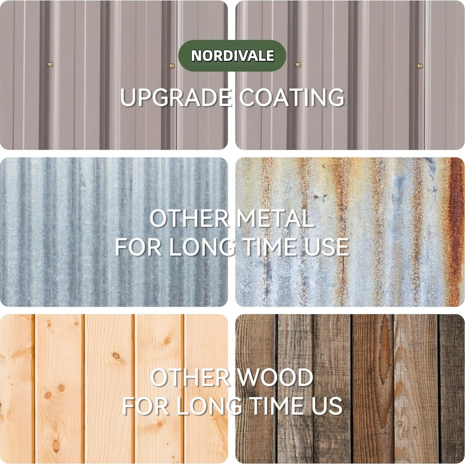 Metal Garden Storage Shed — product detail 3