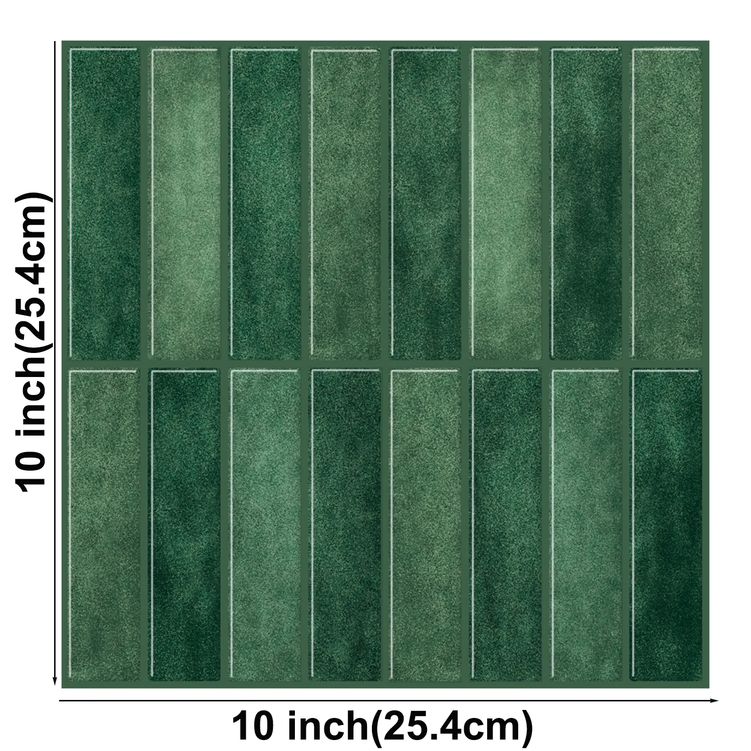 10 vellen Peel and Stick Tiles 3D waterdichte wandtegels voor woonkamer RV PVC wandpanelen interieur wanddecoratie