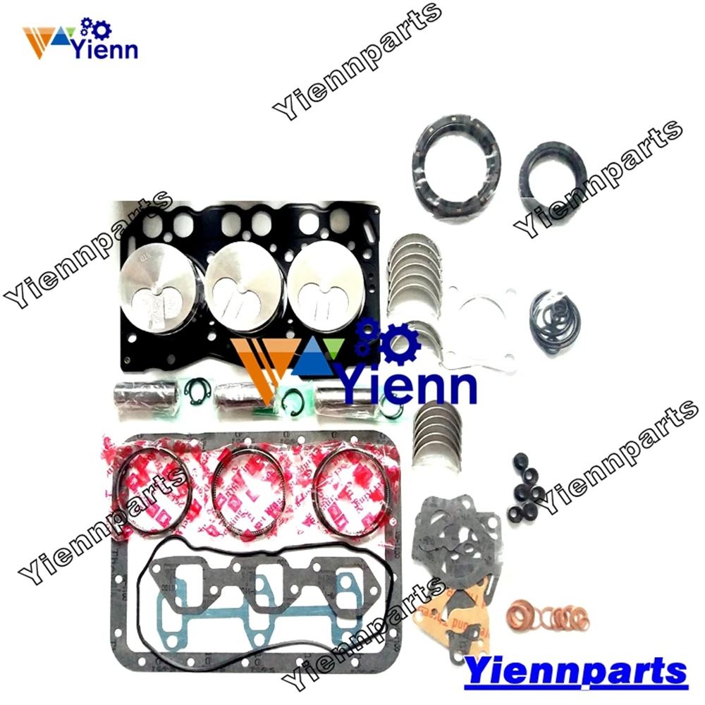 3D68E 3D68E-3A Overhaul Rebuild Kit For Komatsu Diesel Engine Repair Parts Excavator PC12R-8 PC12UU-2 PC15FR-1 PC20FR-2 PC10R-1