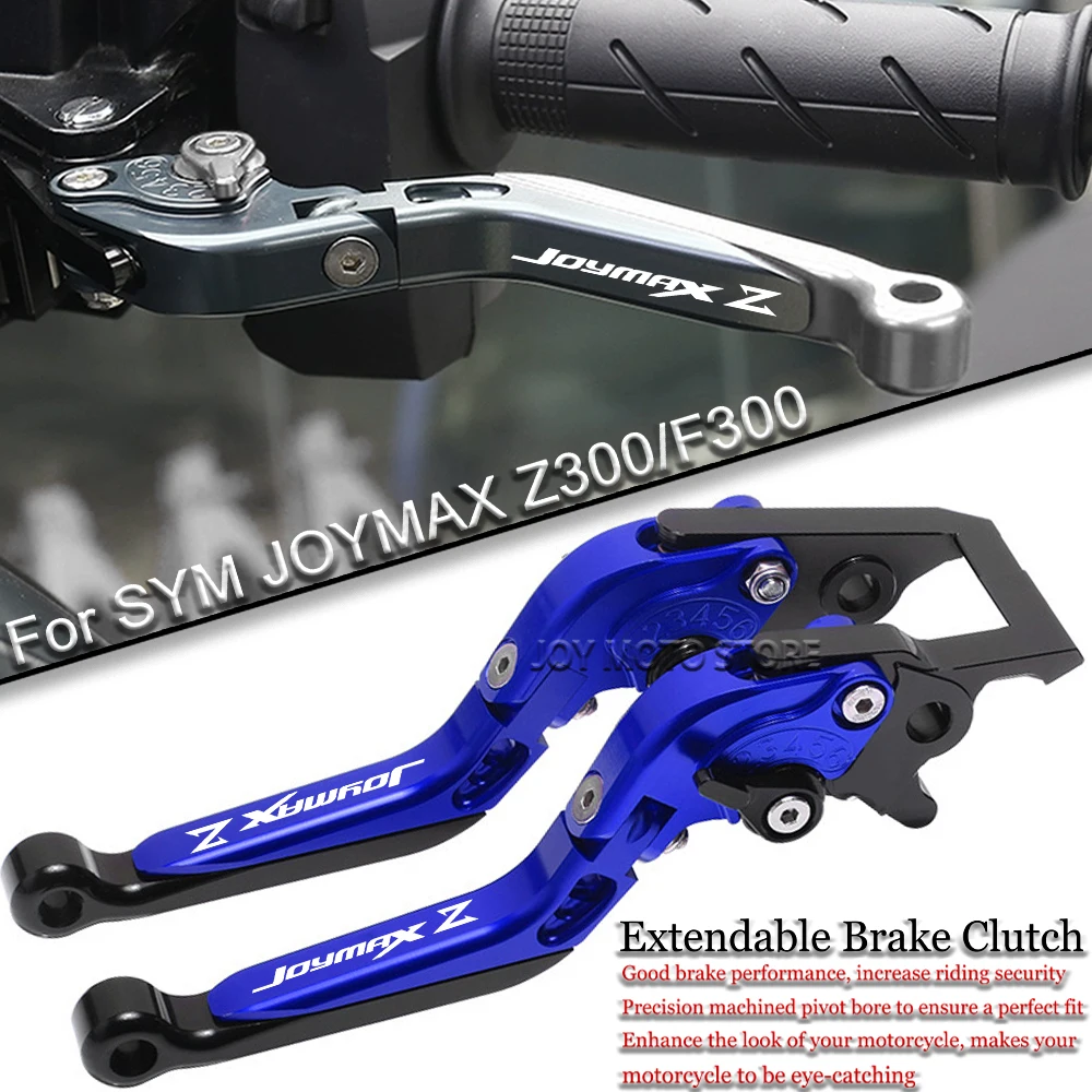 

For SYM joymax z300 f300 Motorcycle Accessories CNC Brake Clutch Levers Adjustable Extendable Handlebar Grips