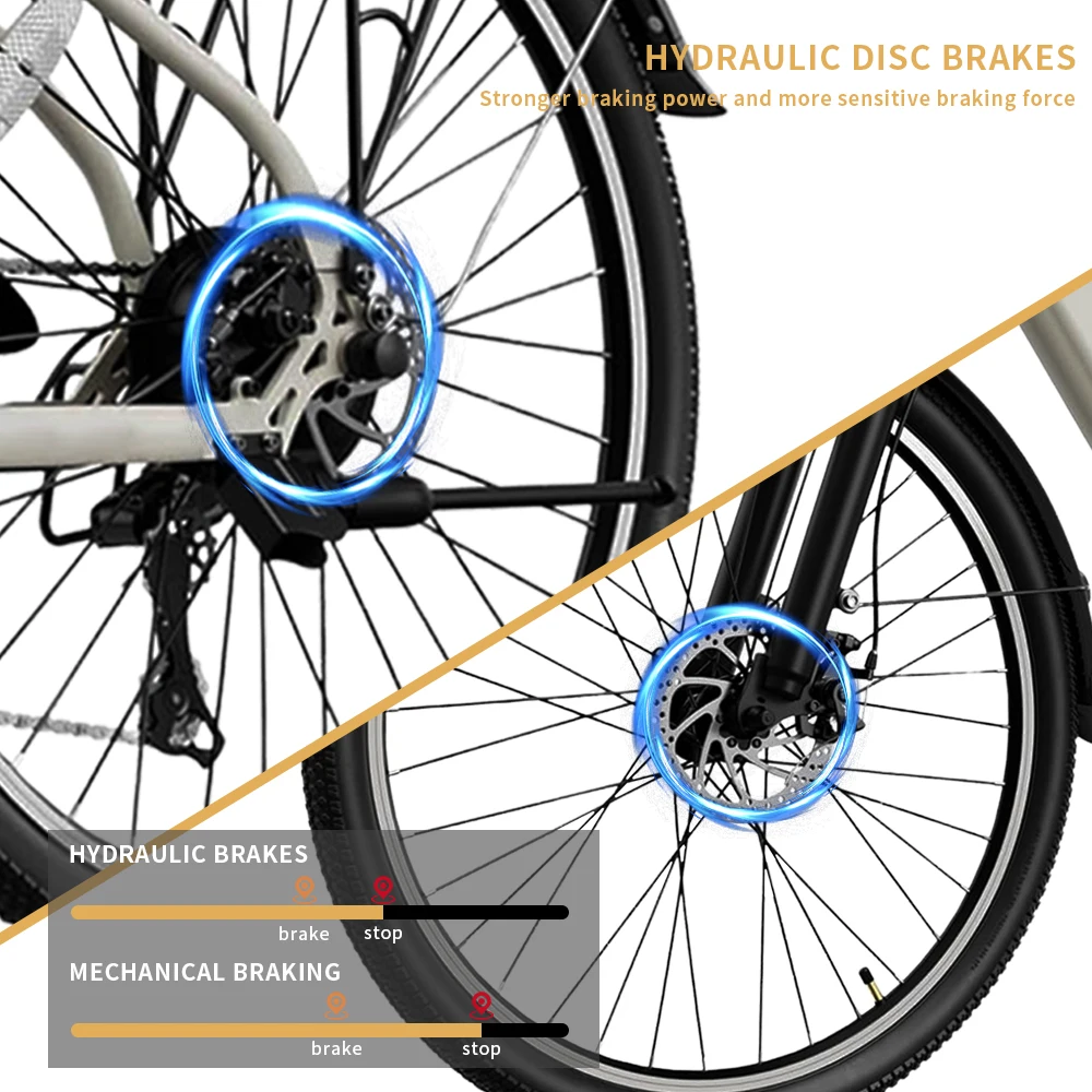 VOMO E-Bike 250W Bürstenloser Motor 36V15AH Lithium-Akku Hydraulische Bremse Elektrofahrrad 27,5-Zoll-Reifen 7-Gang-Schaltung ​ ​ Elektrofahrrad – Detail 5