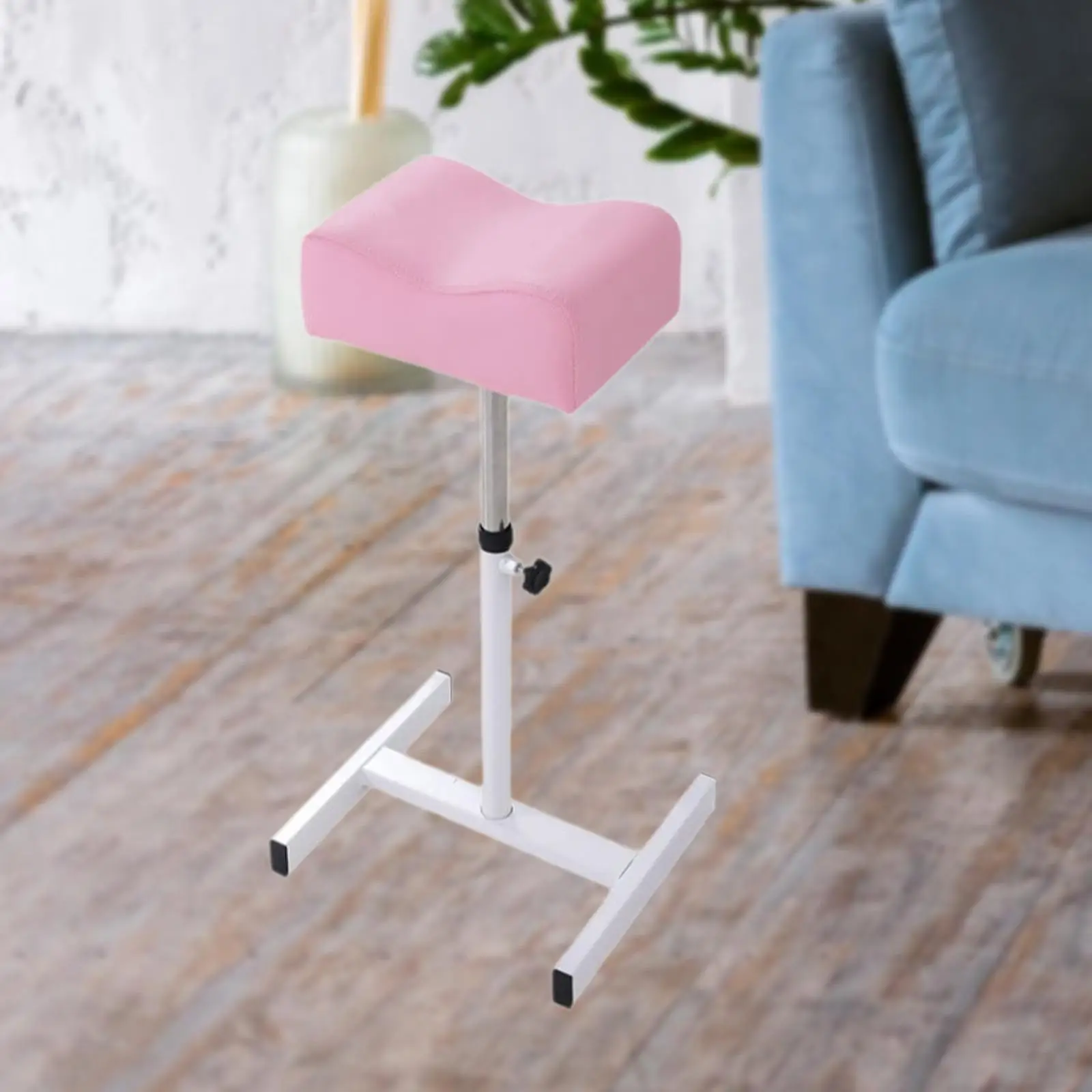 باديكير مانيكير مسند القدمين كرسي الراحة الساق، المعادن مانيكير الساق الراحة البراز قابل للتعديل ارتفاع مسند القدمين لصالون التجميل المنزلي #4