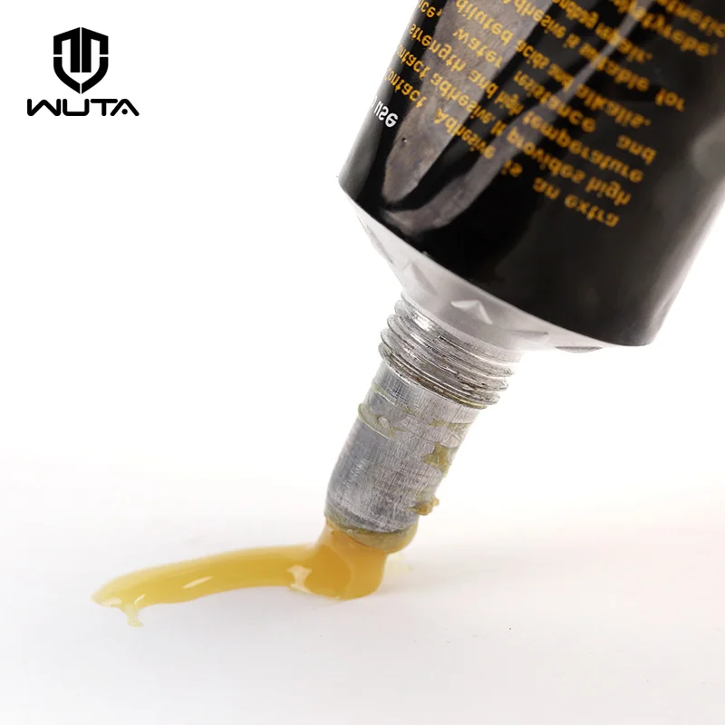 WUTA 30ml Leather Craft Glue Strong Yellow Shoe Glue Universal Strong Adhesive Quick Dry Liquid Glue For Leather Paper and Wood