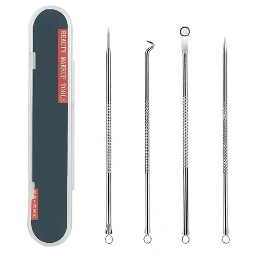 Gezicht Reiniging Tool Mobiele Puistjes Mee-eter Clip Pincet Schoonheid Gezicht Gezondheid Salon Speciale Comedondrukker Acne Naald Tool