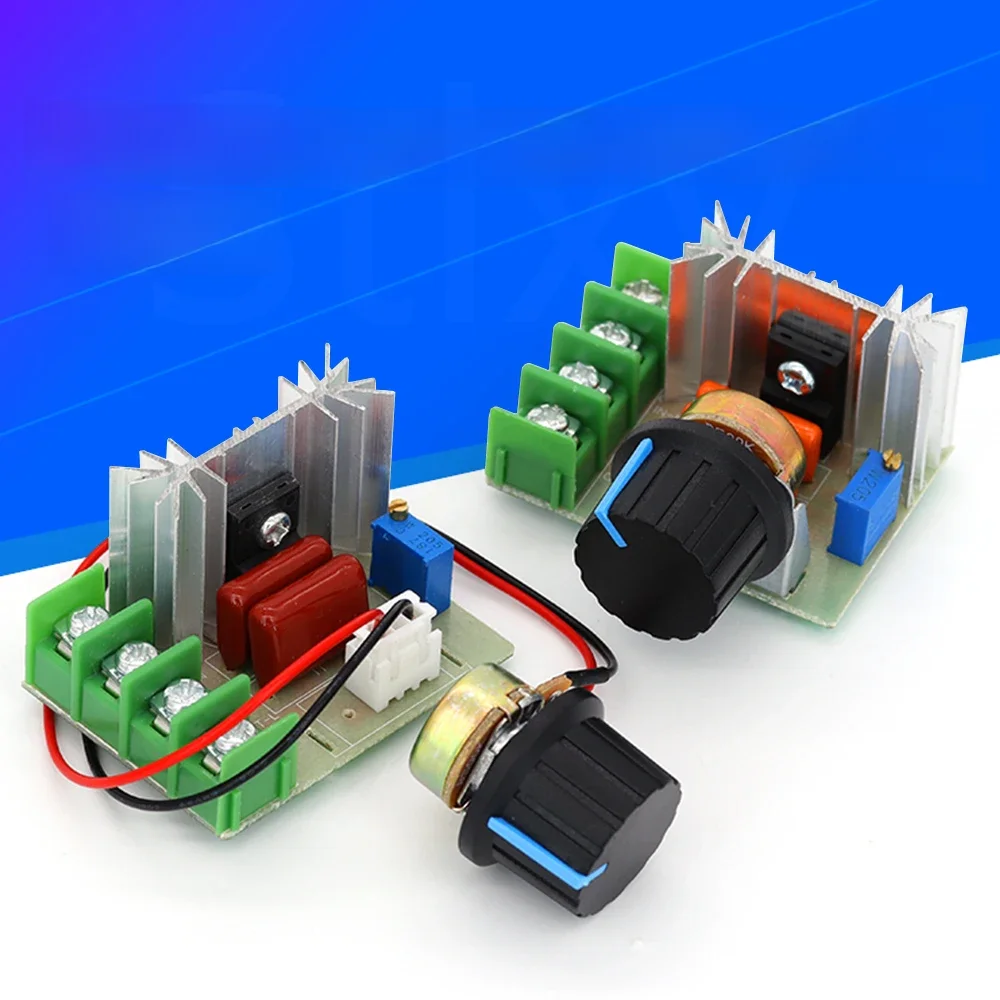 AC 220V 2000W SCR regulator napięcia ściemniacze regulator prędkości silnika termostat elektroniczny moduł regulatora napięcia — zdjęcie 2
