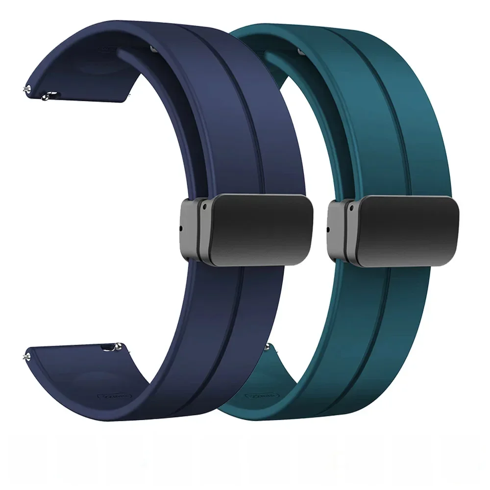 Pulseira de relógio inteligente de silicone, 20mm 22mm, para xiaomi mi watch 2 pro/s3/s2 s1 active
