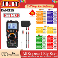 Kaiweets Ht118E Digital Ac/Dc Multimeter Trms 20000 Counts 2.7 Inch Display Led Lightning Jacks Auto-Ranging-Black